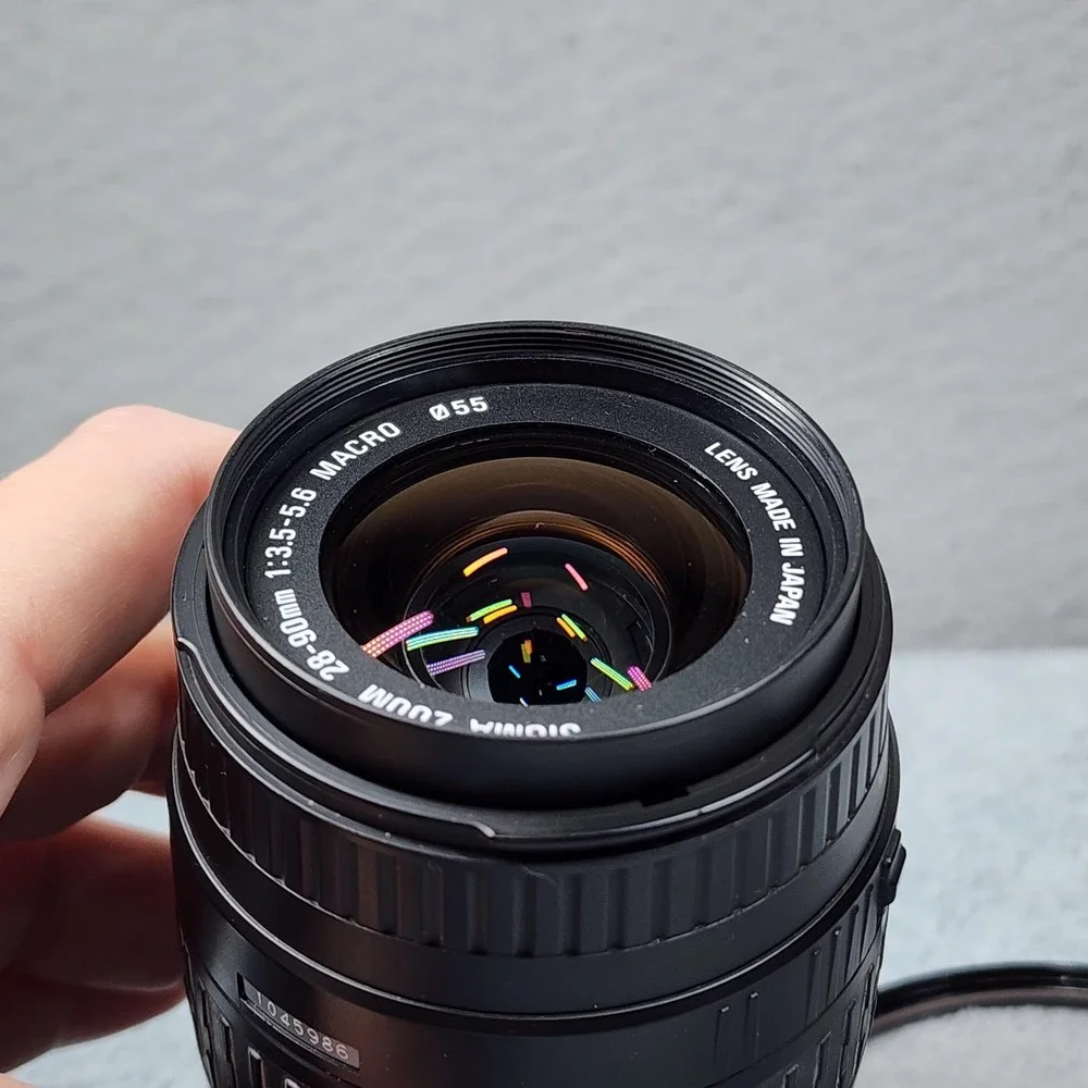 Sigma Zoom‎ 28-90mm F/3.5-5.6 Macro Aspherical Lens 55mm Filter Japan SLR